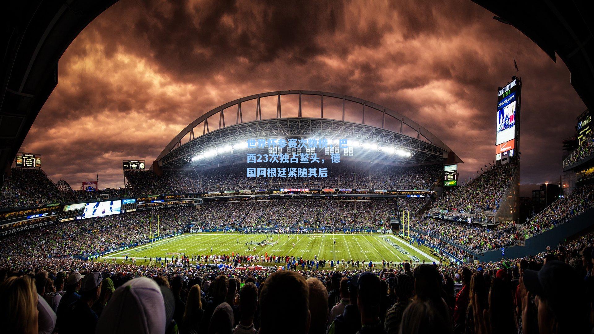 世界杯参赛次数榜，巴西23次独占鳌头，德国阿根廷紧随其后